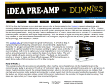 Tablet Screenshot of ideafordummies.com